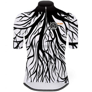 Tree Branch Retro Cycling Jersey-cycling jersey-Outdoor Good Store