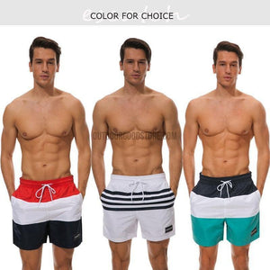Tri Color Swim Shorts Trunks-Surfing & Beach Shorts-Outdoor Good Store