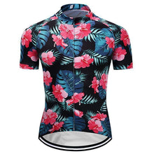 Tropical Floral Retro Cycling Jersey-cycling jersey-Outdoor Good Store