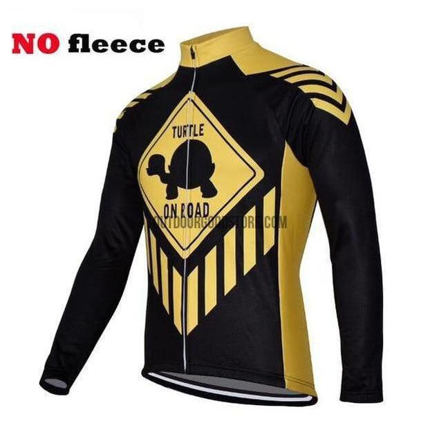 Turtle On Road Long Cycling Jersey-cycling jersey-Outdoor Good Store
