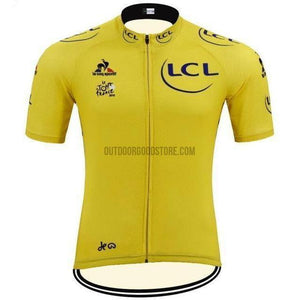 UCI Tour de France Krys Retro Cycling Jersey-cycling jersey-Outdoor Good Store