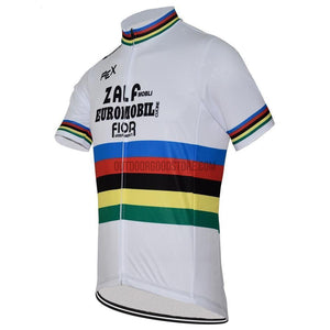 UCI ZALF Euromobil Fior Retro Cycling Jersey-cycling jersey-Outdoor Good Store