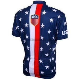 USA Team Retro Cycling Jersey-cycling jersey-Outdoor Good Store