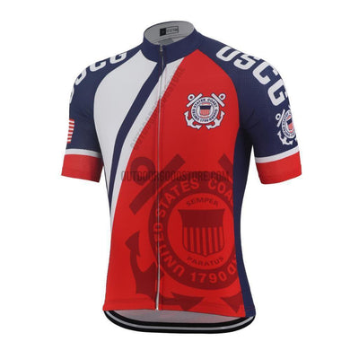 USCG US Coast Guard Retro Cycling Jersey-cycling jersey-Outdoor Good Store