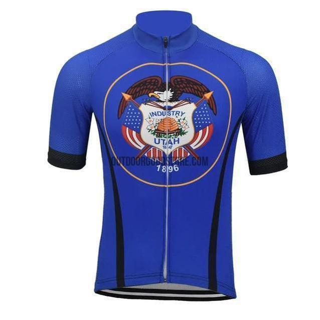 Utah State Retro Cycling Jersey-cycling jersey-Outdoor Good Store