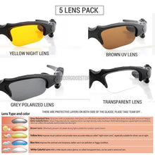 VG Polarized UV400 Bluetooth Music Earbud Sunglasses (5 Lenses)-Cycling Eyewear-Outdoor Good Store