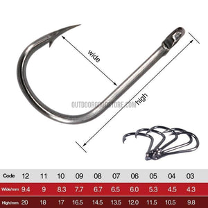 Value Box High Carbon Steel Fishing Barbed Hooks-Fishhooks-Outdoor Good Store