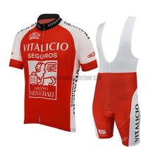 Vitalicio Seguros Retro Short Cycling Jersey Kit-cycling jersey-Outdoor Good Store