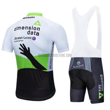 White Green Pro Retro Short Cycling Jersey Kit-cycling jersey-Outdoor Good Store
