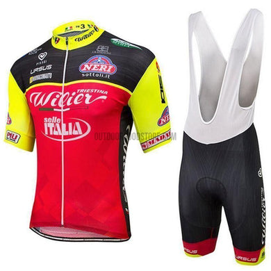 Wilier Pro Retro Short Cycling Jersey Kit-cycling jersey-Outdoor Good Store