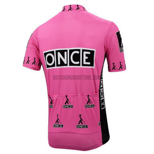 Yellow Pink Retro Cycling Jersey-cycling jersey-Outdoor Good Store