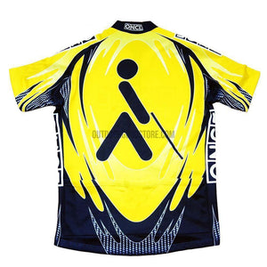Yellow Retro Cycling Jersey-cycling jersey-Outdoor Good Store