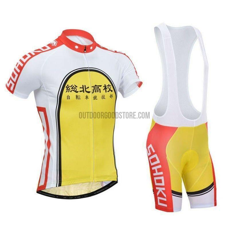 Yowamushi Pedal Sohoku Retro Cycling Jersey Kit-cycling jersey-Outdoor Good Store