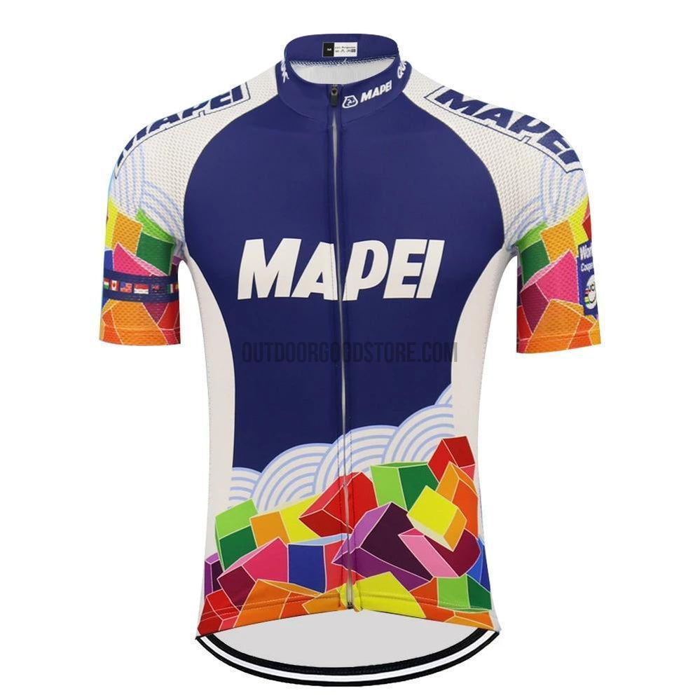 Mapei Retro Cycling Jersey-cycling jersey-Outdoor Good Store