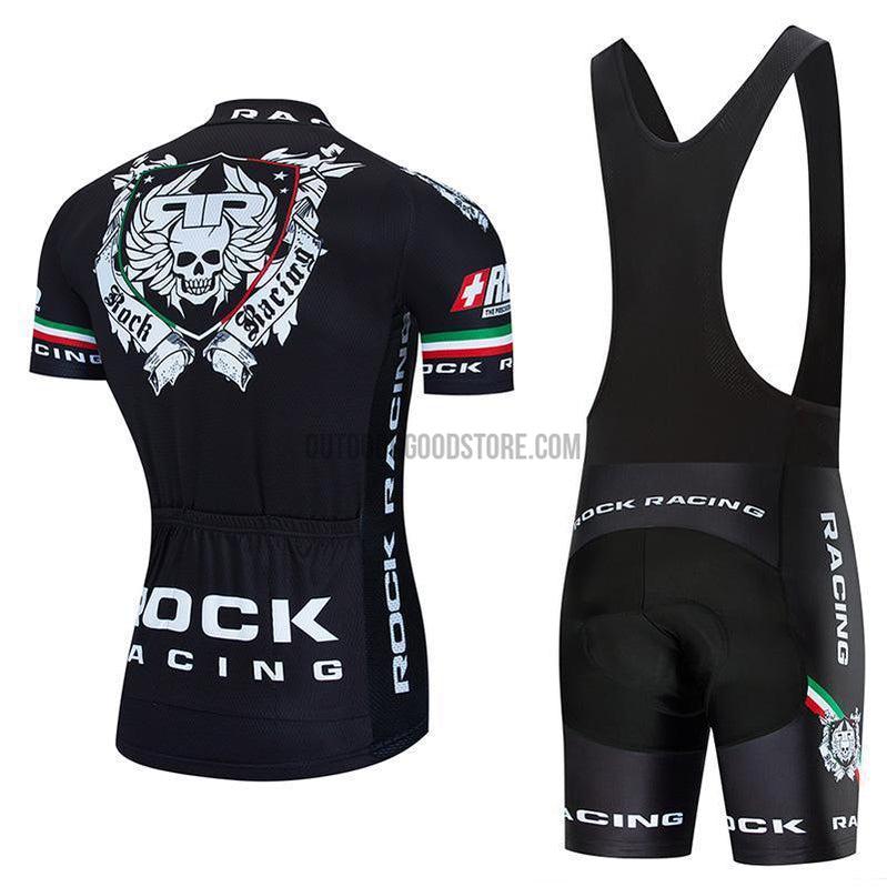 Rock Racing Black Retro Cycling Jersey Kit – Outdoor Good Store