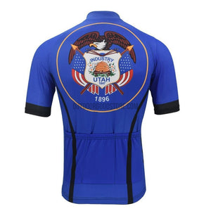 Utah State Retro Cycling Jersey-cycling jersey-Outdoor Good Store
