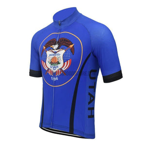Utah State Retro Cycling Jersey-cycling jersey-Outdoor Good Store